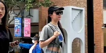 Không nhận ra siêu sao Cbiz hay bị chê mũm mĩm, qua cam thường của người đi đường tự dưng thon hẳn
