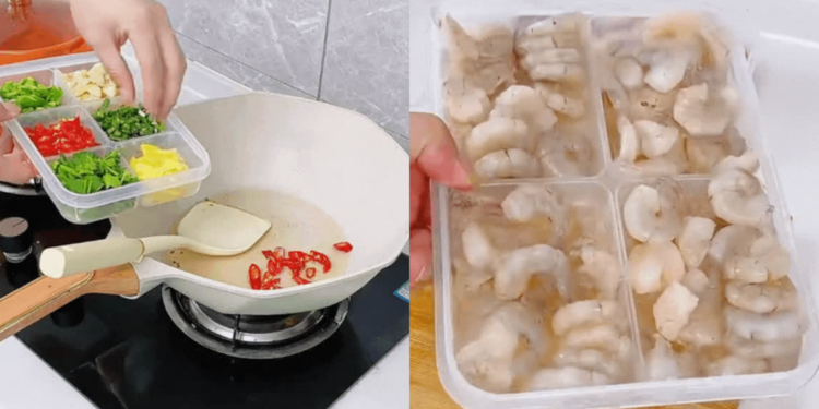 Đi chợ theo tuần mà vẫn giữ rau tươi, thịt sạch cả 5 ngày – nhờ cách dùng hộp nhựa chia ngăn này