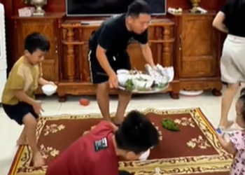 Bữa cơm gia đình khi nhà có trẻ mới biết đi sẽ ra sao: Quá bất ổn, không còn giữ được nề nếp gia đình